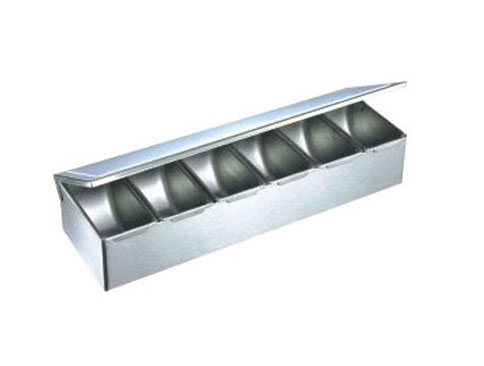YLQM010 （全鋼）六格調(diào)味盒