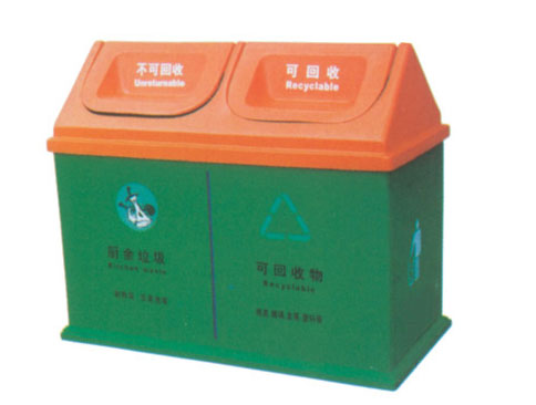 YLIF018  無機(jī)玻璃鋼分類垃圾桶