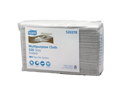 YLAJ007  多康特級多用途擦拭紙布520 灰色折疊型