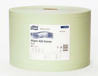 YLAJ019  多康高級擦拭紙布420 綠色紙卷